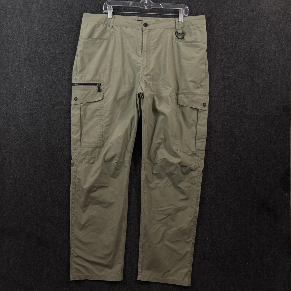 Rohan Convey Trousers Pants Men's 40x31 Olive Green Cargo Lightweight Hiking UPF
